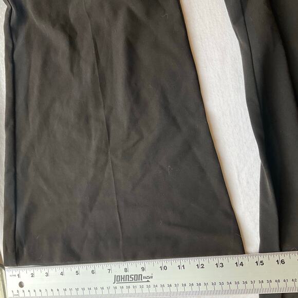 American Rag Cie Women Formal Pants size 13 Flared Wide Leg Rayon Mix Black NWT - Picture 6 of 11